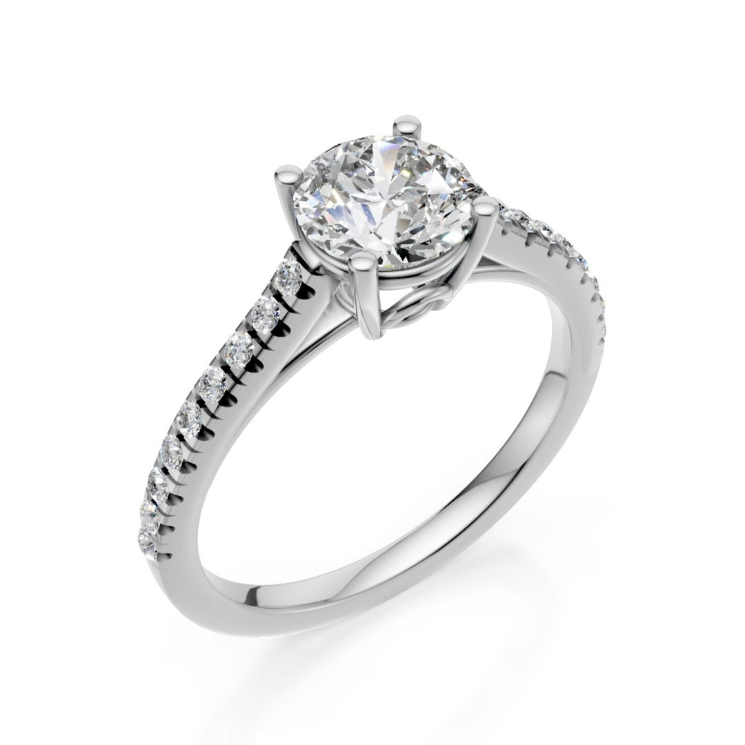 X-Diamond an 18kt solitaire lab g.d. ct. 1.12- cent. 0.95, stem 0.17 LXD00AN018O4BI112