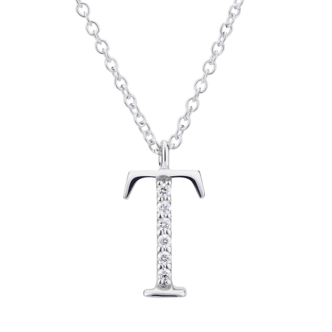 Golay cl 18k letter t big diam. 0.03 ct GDGFTO4 white gold