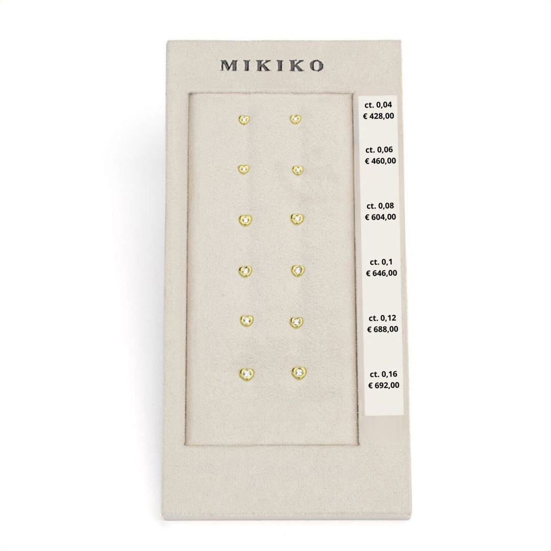 Mikiko packet or o5106 heart 18kt yellow gold 0.04-0.06-0.08-0.10-0.12-0.16 M.LIGHTBOX.63-G