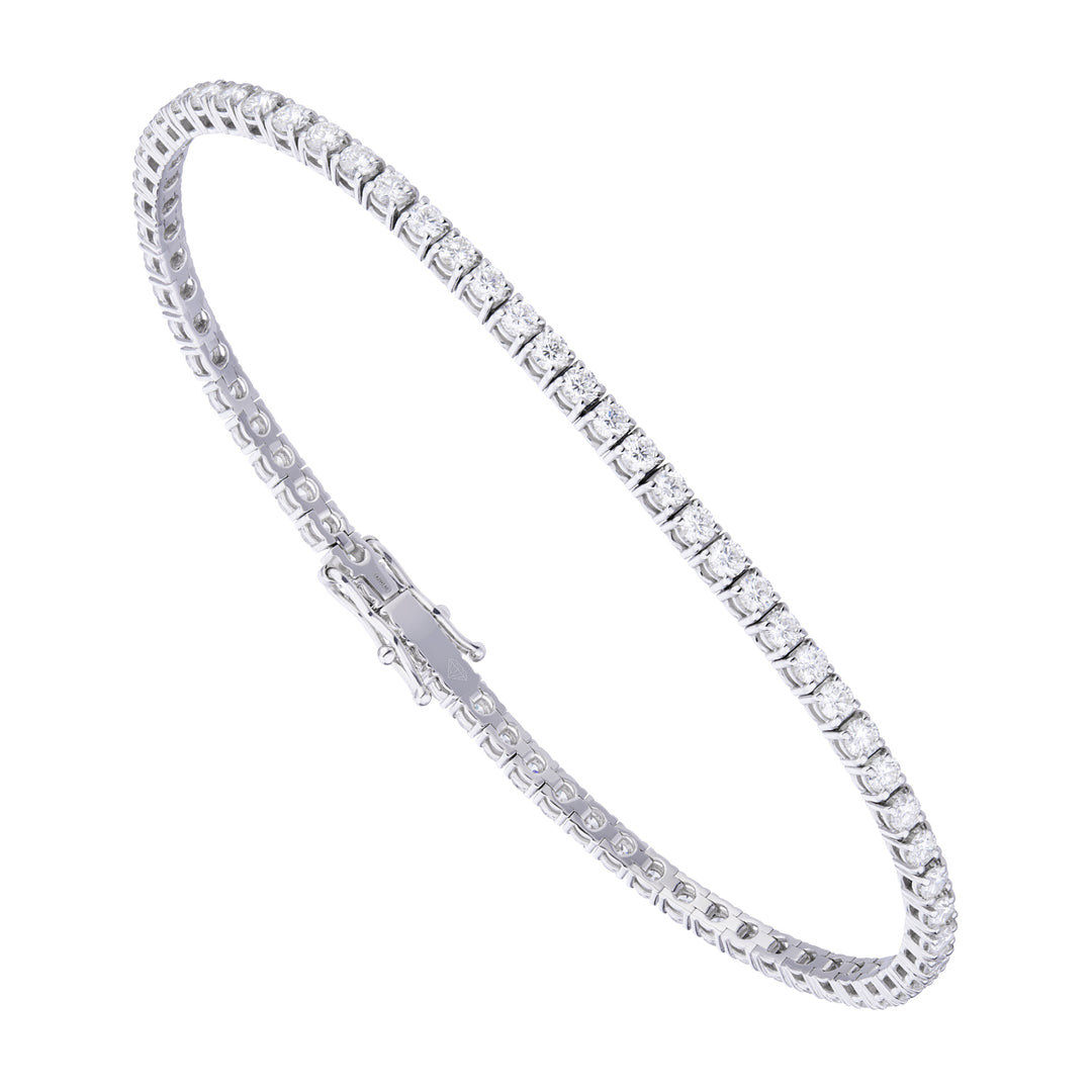 World Diamond Group wire bezel tennis bracelet ct. 2.45 BTF001DI4-21195110048