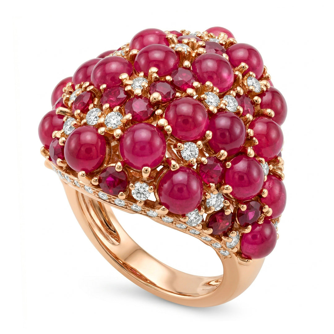 Golay pave ruby and diamond ring APV010RUDI-18197110082