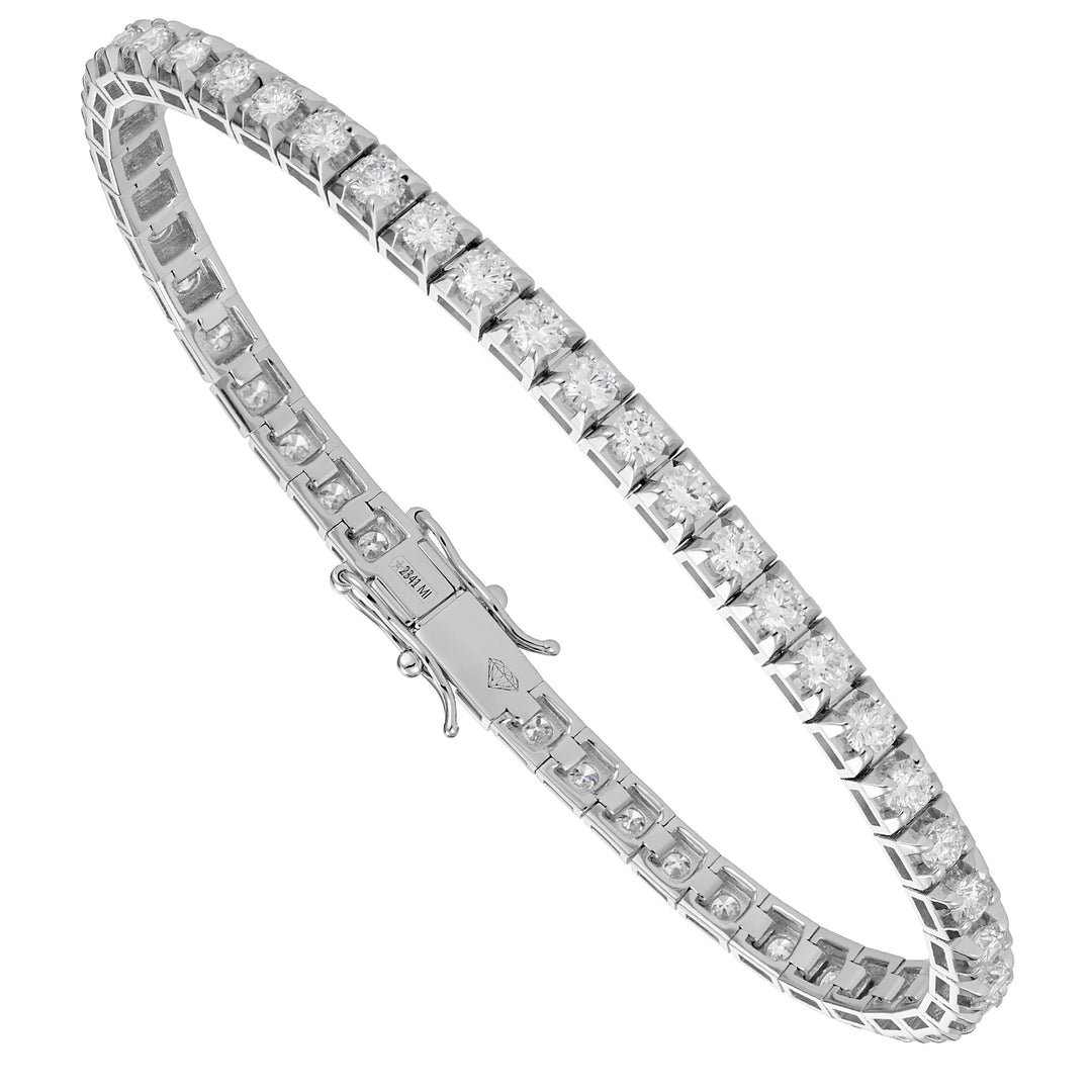 Golay square tennis bracelet 4.35 ct BTQ060DI20-20031110041