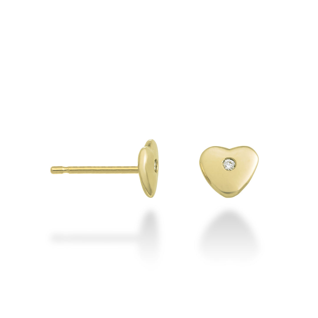 Mikiko or 18k heart 0.02 ct yellow gold MO5107O1BR002