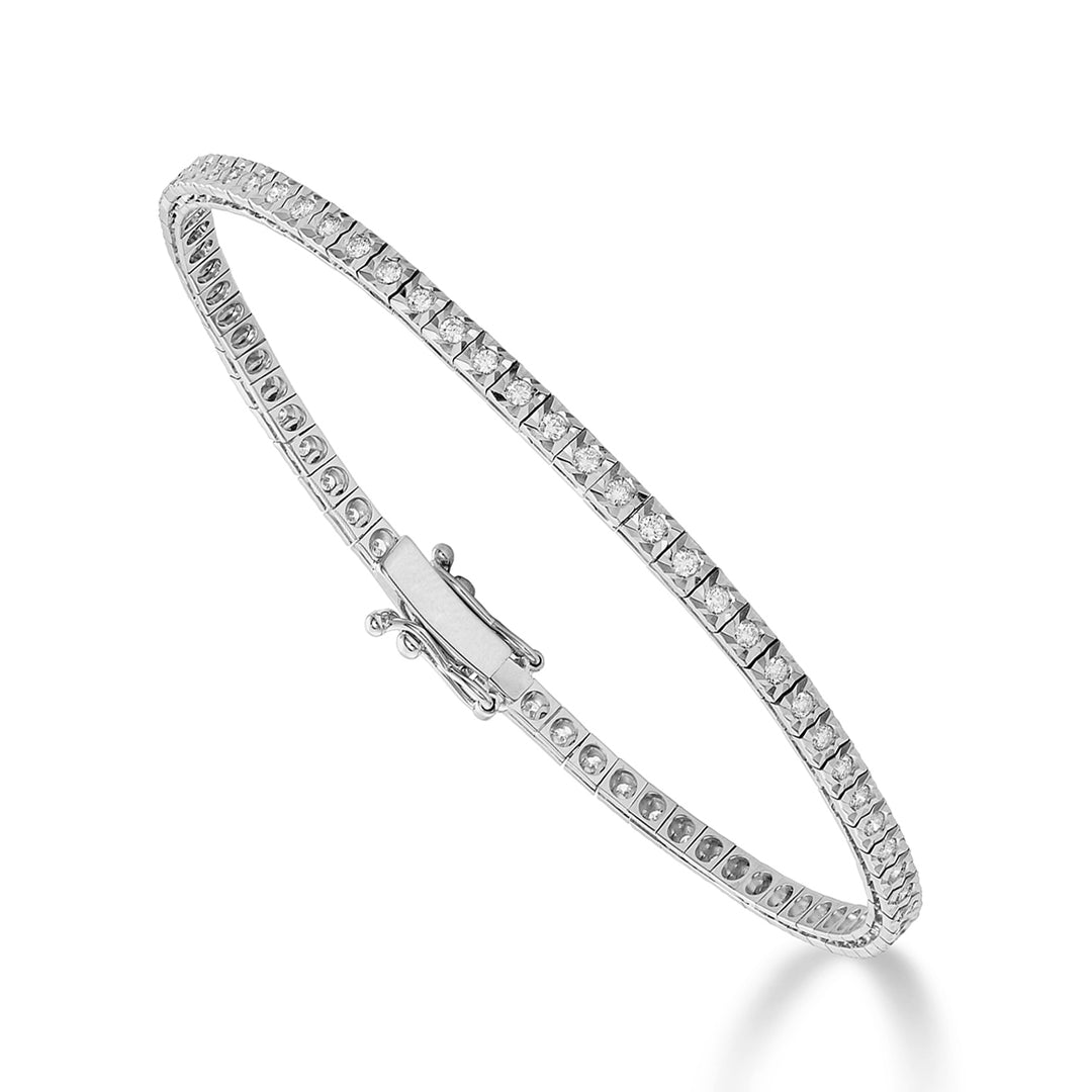 World Diamond Group new star bezel tennis bracelet ct. 0.83 BTQ040080WDI1-25009110063