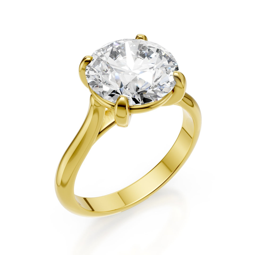 X-Diamond an 18kt lab g.d. 3.11 ct round in yellow gold LXDAPU093O1ROBI311