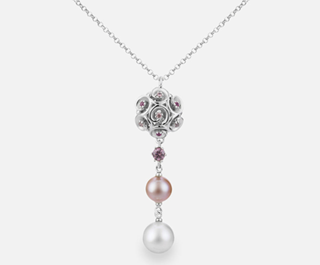 Nihama cl ag925 fw mu 6,5/7 bi 7,5/8 gem swarovski pink ND7549A4ROSA000
