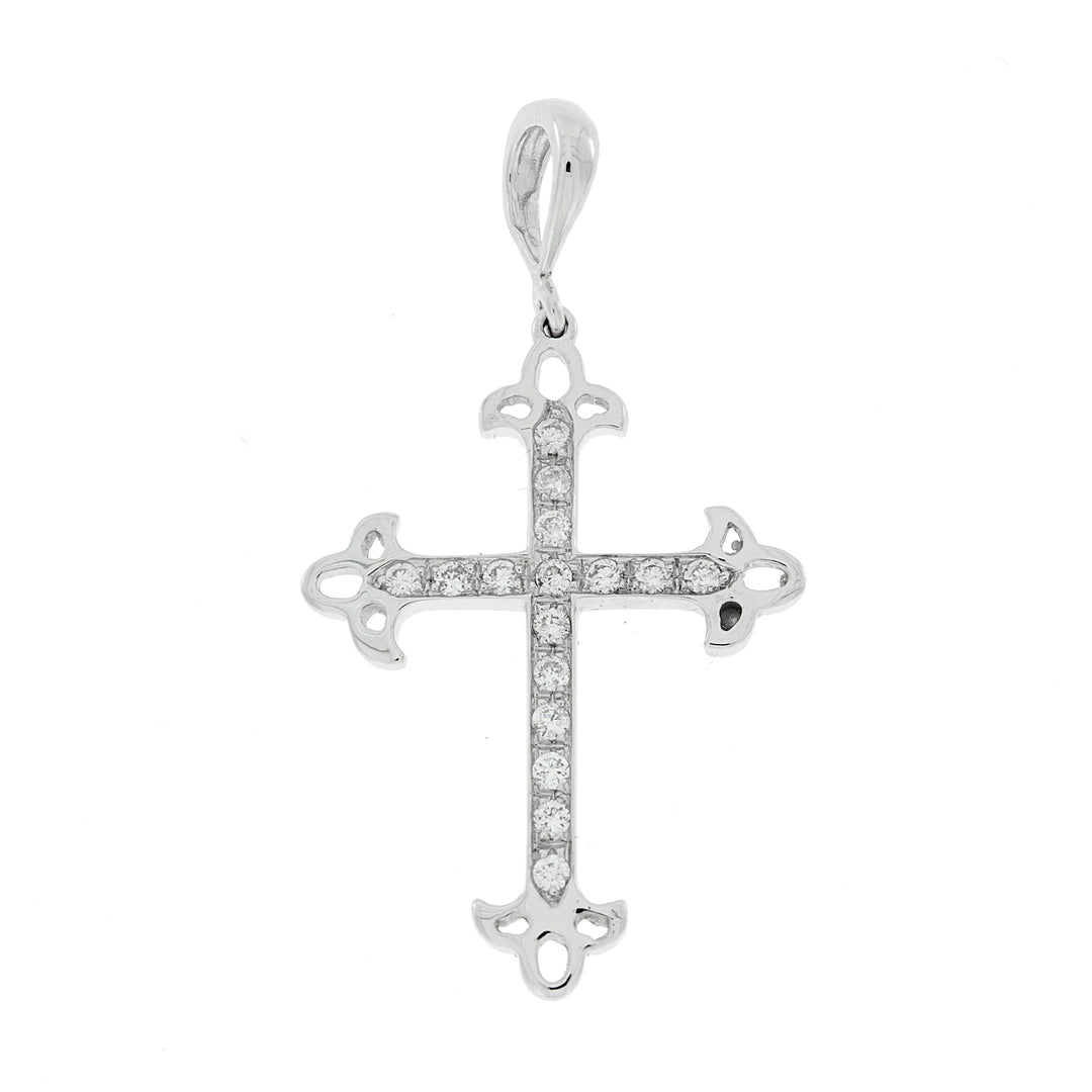 Golay white cross choker GCRO07-20331000030