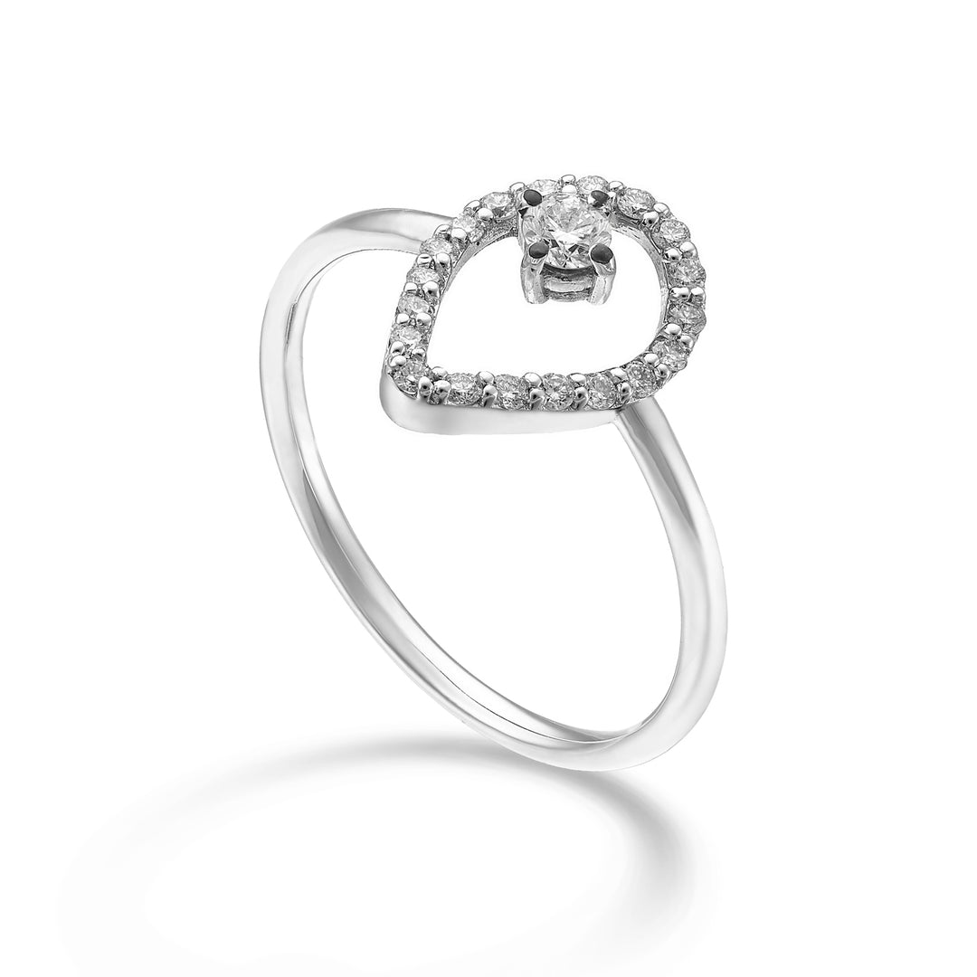 World Diamond Group an 18k ct.0.22 "drop" GA5185O4BR022