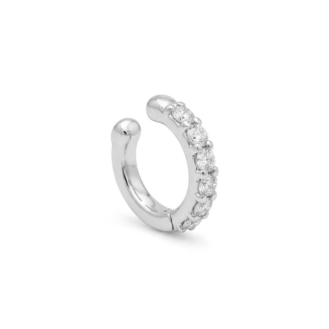 Golay spring ear cuff earring with diamonds white gold OEC780DB-25330110220