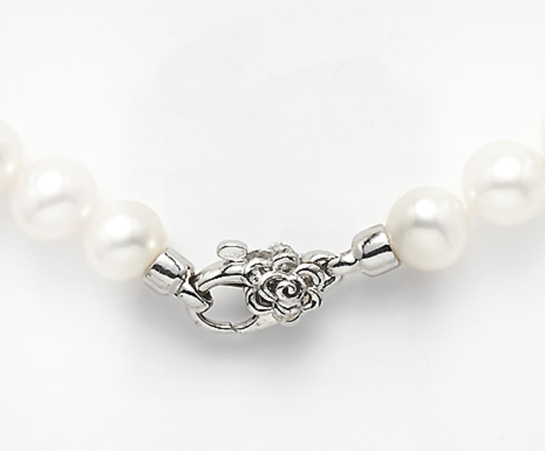 Mikiko ch 18k small white rose MH0318O40000000