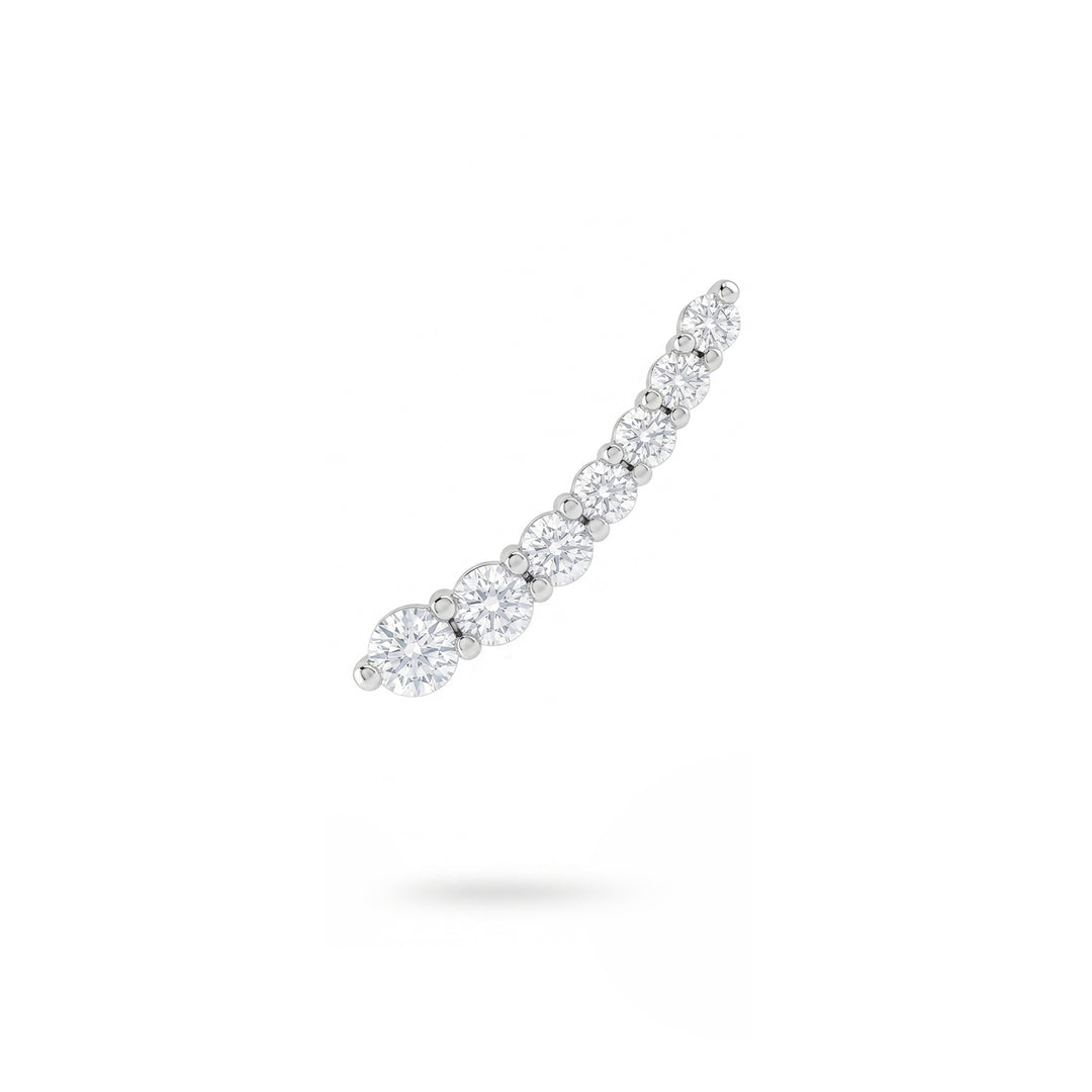 Golay comma scalar multi-stone earring 0.26 ct left OMP869DBSX-26142110144
