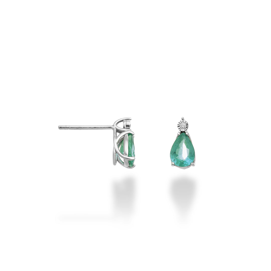 Nihama or 9k emerald no. 7x5 drop with diamond NO5177R4SMN120