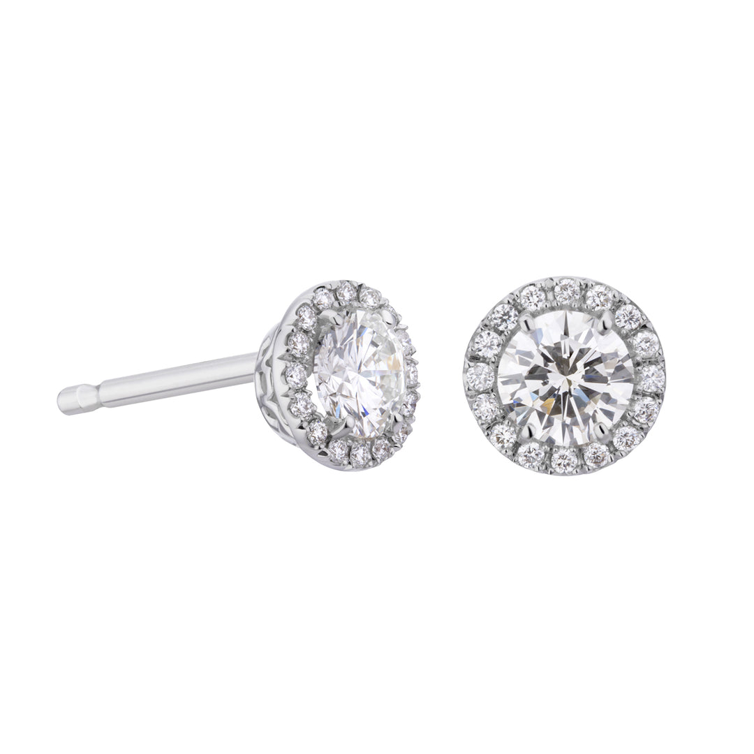 Golay solitaire cent earrings 0.40 ct with diamonds OCT008DI40-24191110020