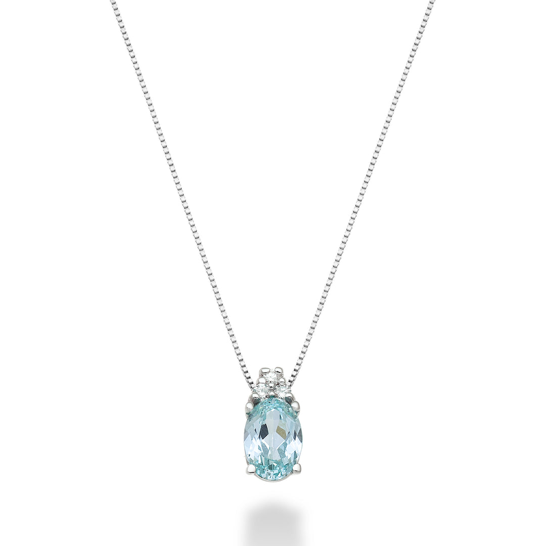 Mikiko cl 18k paraiba tourmaline oval 7x5 ct.0.80 dia ct.0.045 MD5055O4PAR