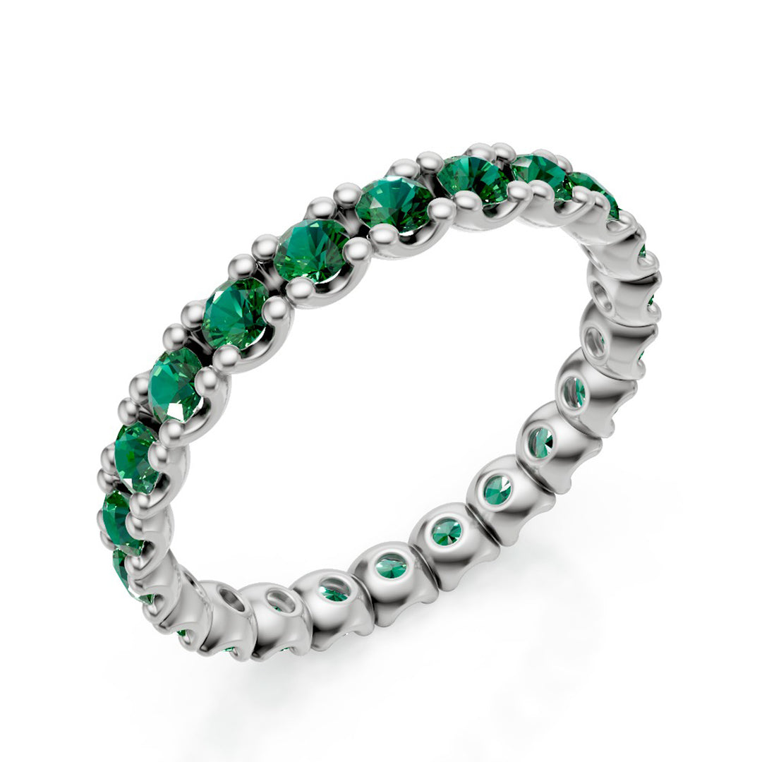 X-Diamond an 9kt emerald lab ct. 0.92 white gold LXDAET010R4SMR