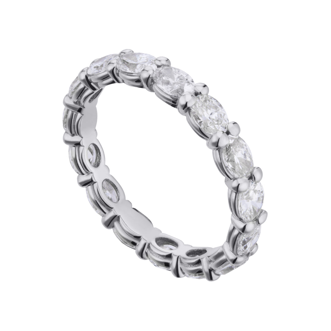 Golay eternity with oval diamonds stones weighing 0.25 ct AET004DI25-22214110054