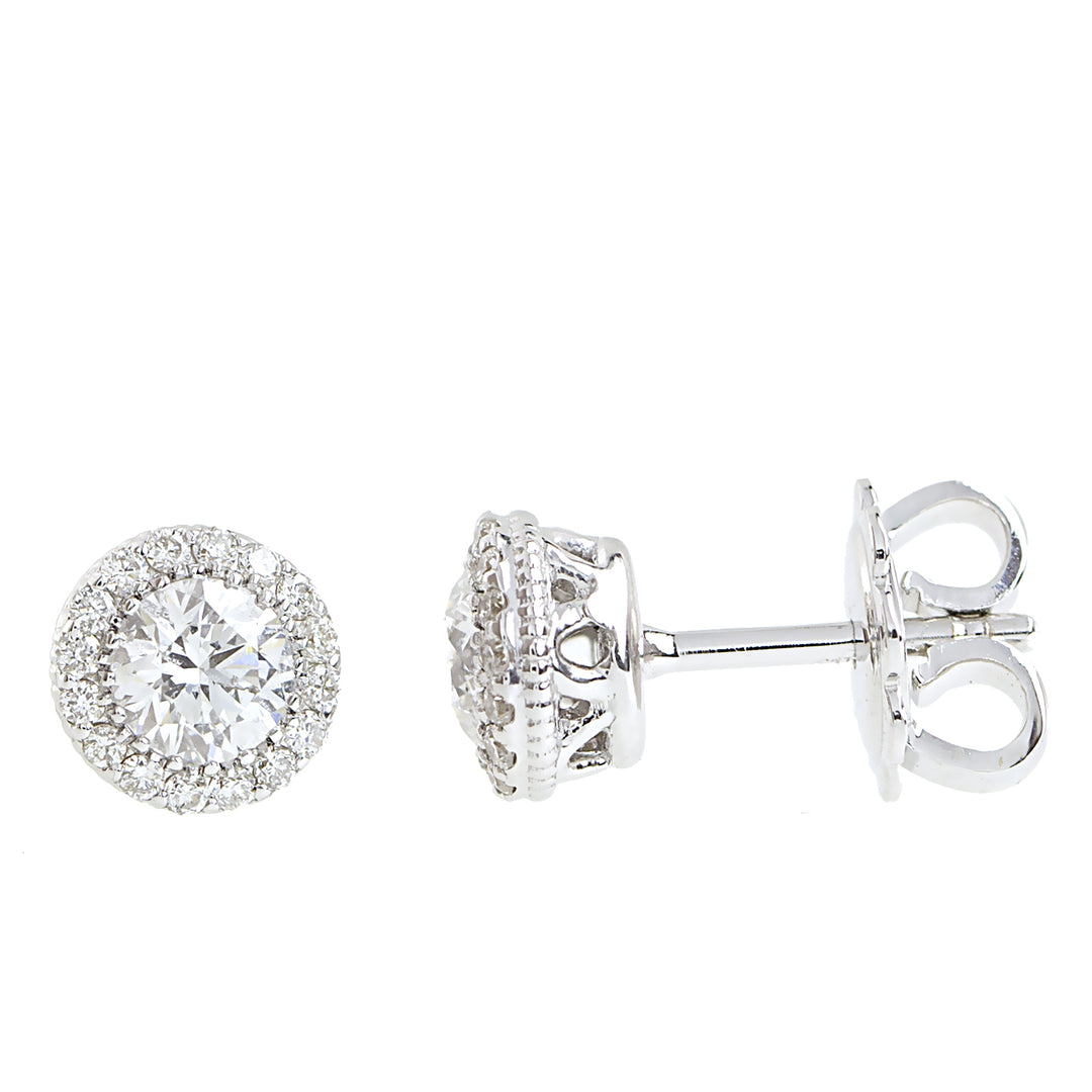 Golay central diamond earring 0.30 ct and outline ONE7892-19170000053