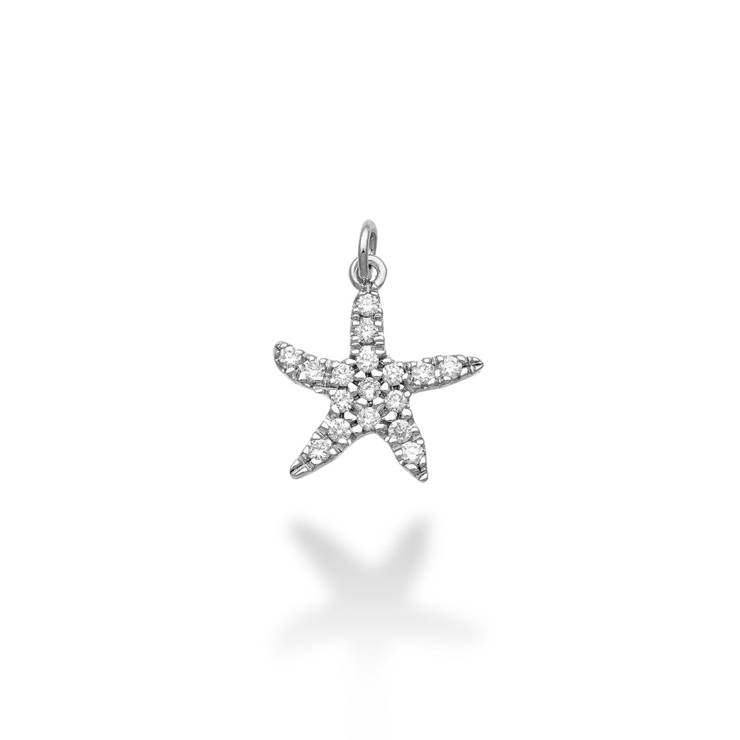 World Diamond Group starfish pendant 18k ct.0.20 g vs white gold GPEN222DIO4