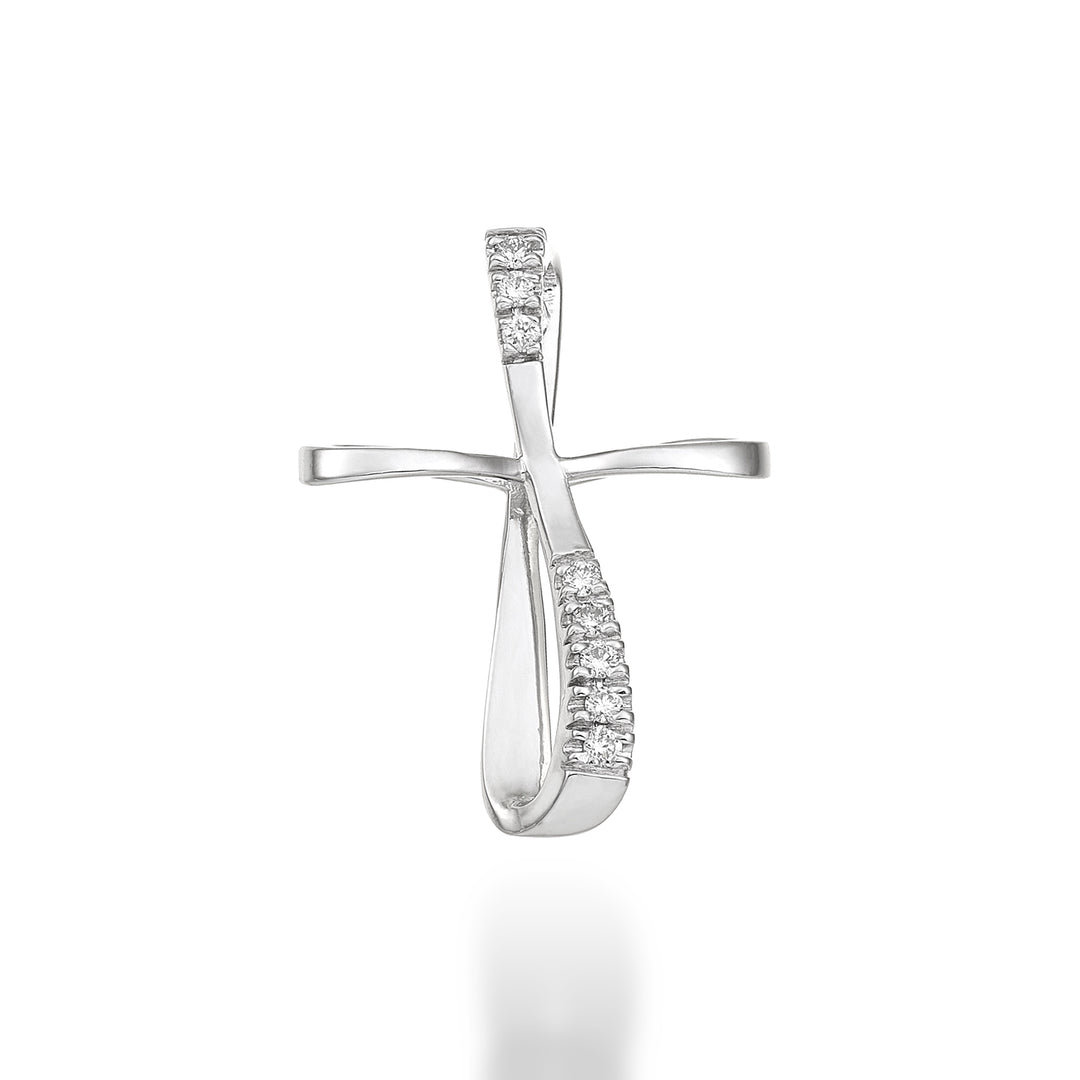 Mikiko pe 18k ct.0,08 cross MP5008O4BR008