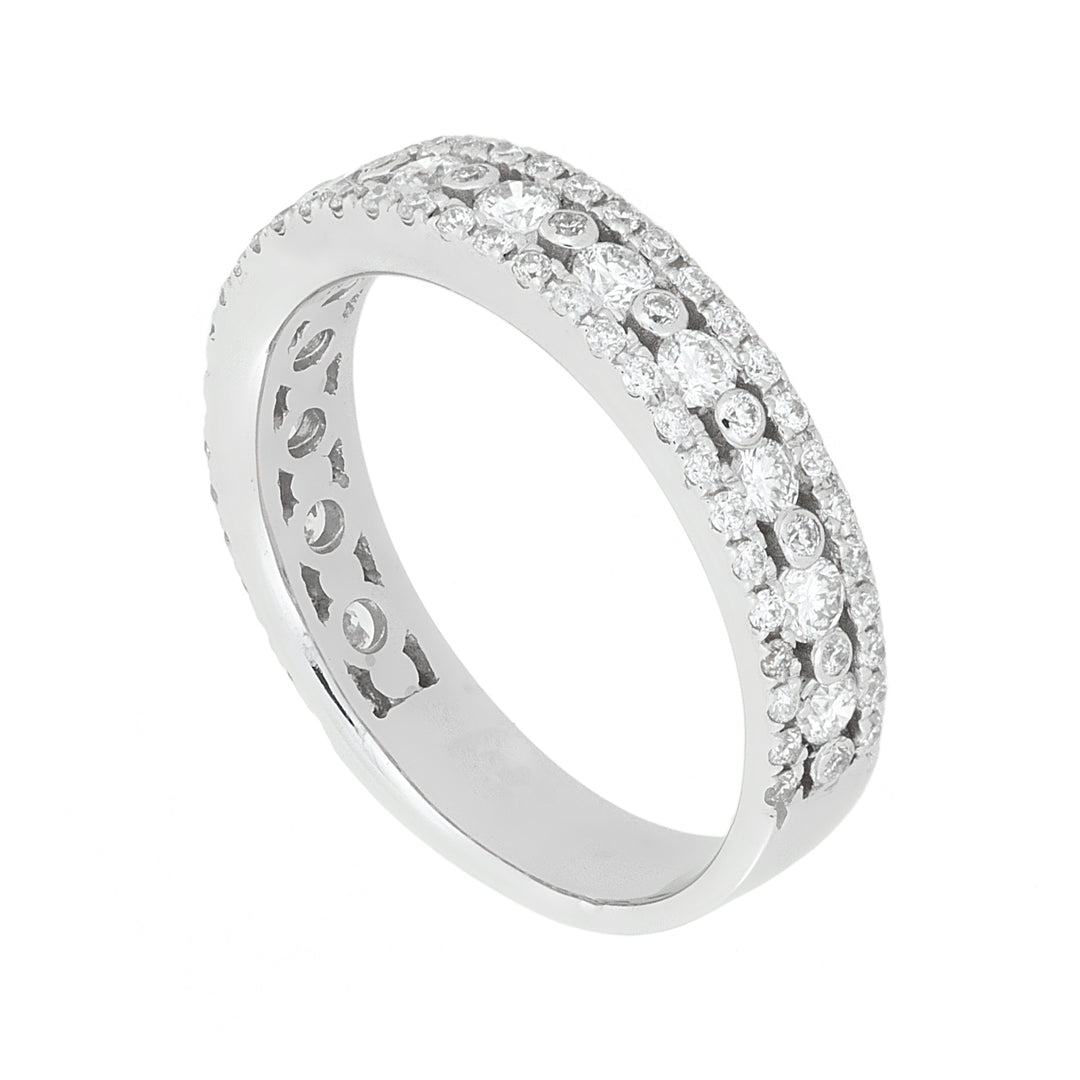 Golay half round diamond track band ring AFMG001WDI-16187110085