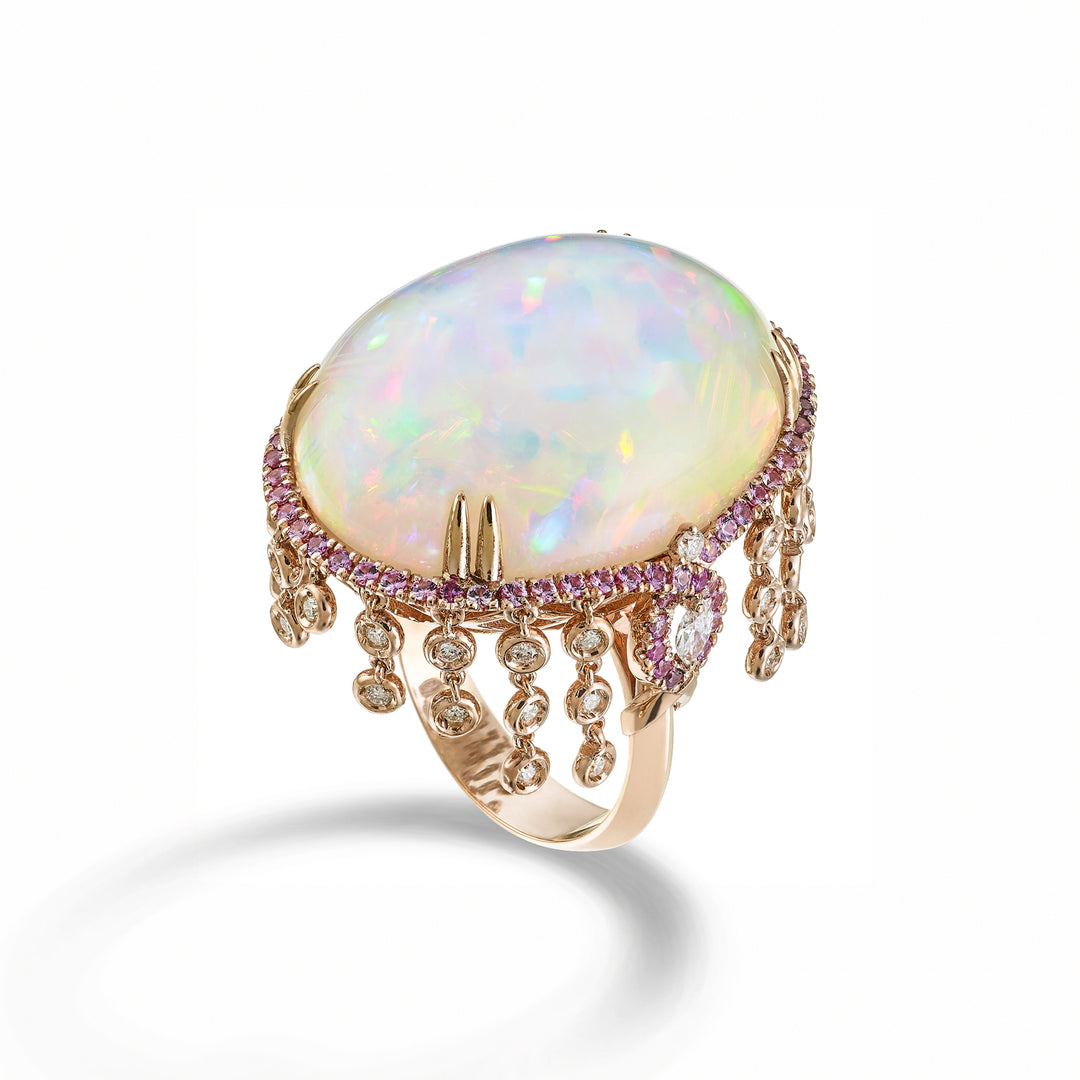 Golay an opal cabochon ov 28.06 ct with diam and pink zaff ACLC018DIZPOP-23283110075