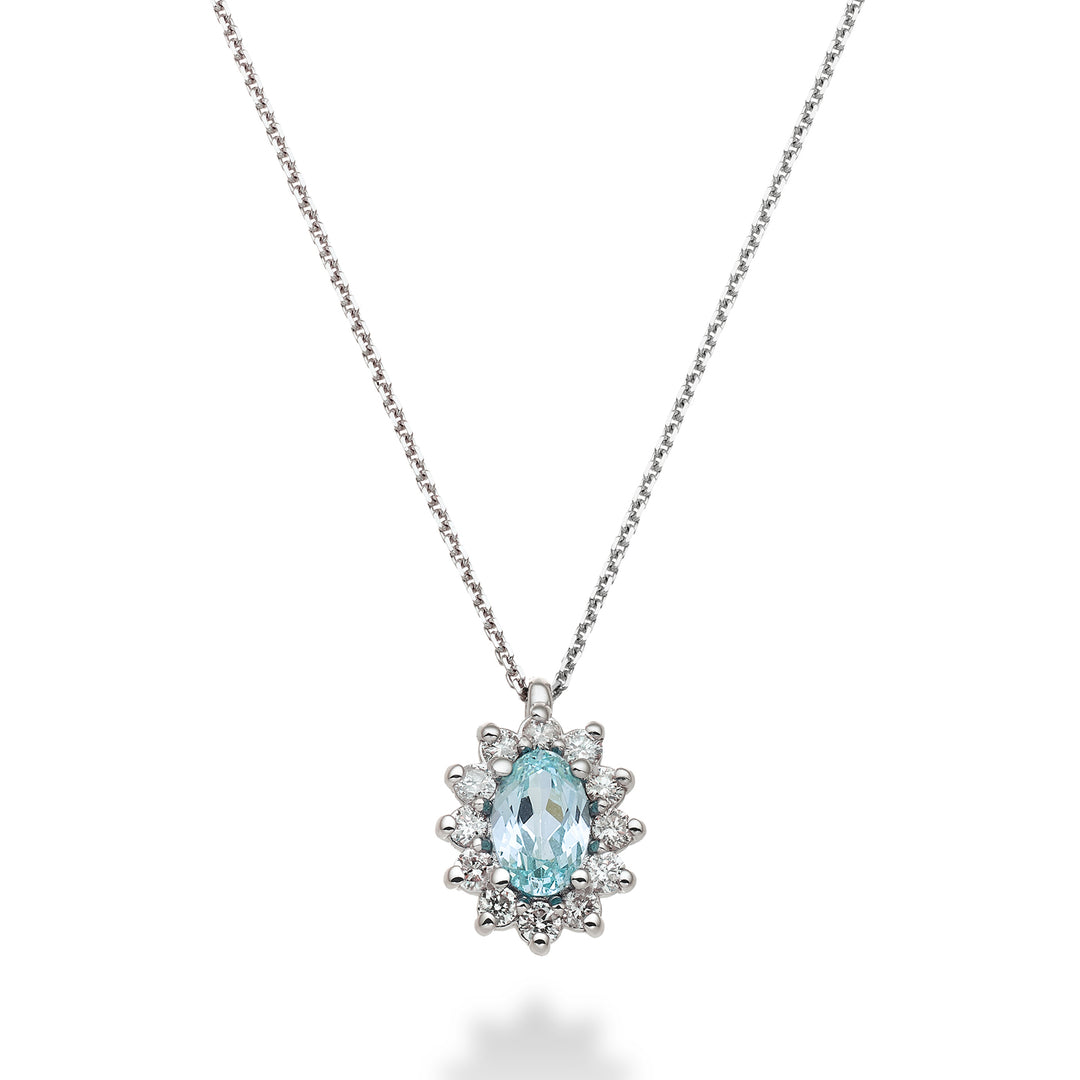 Mikiko cl 18k oval paraiba tourmaline 6x4 ct.0,70 diam. ct.0.23 MD5047O4PAR