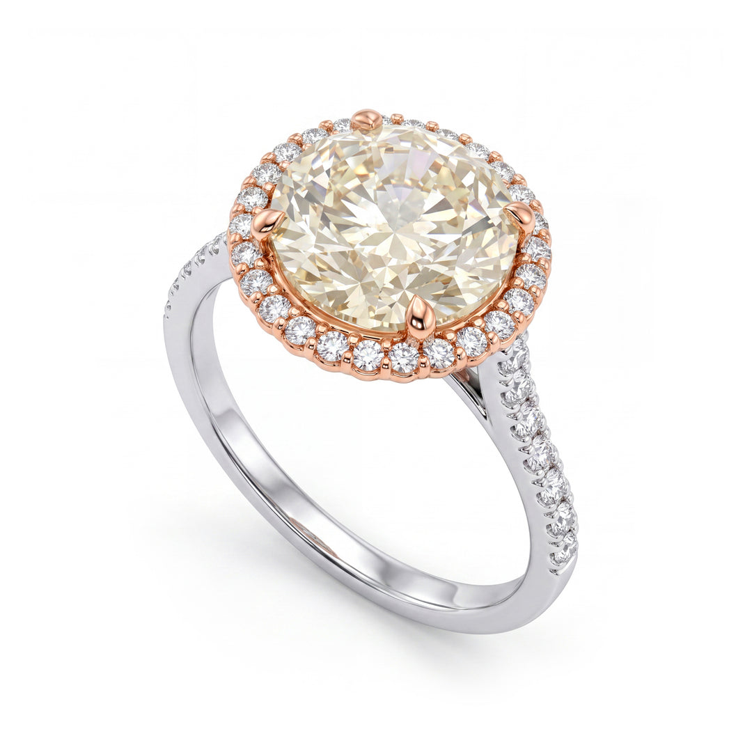 Golay 3.00ct round diamond ring with contour ACLC895D300BR-26147110072
