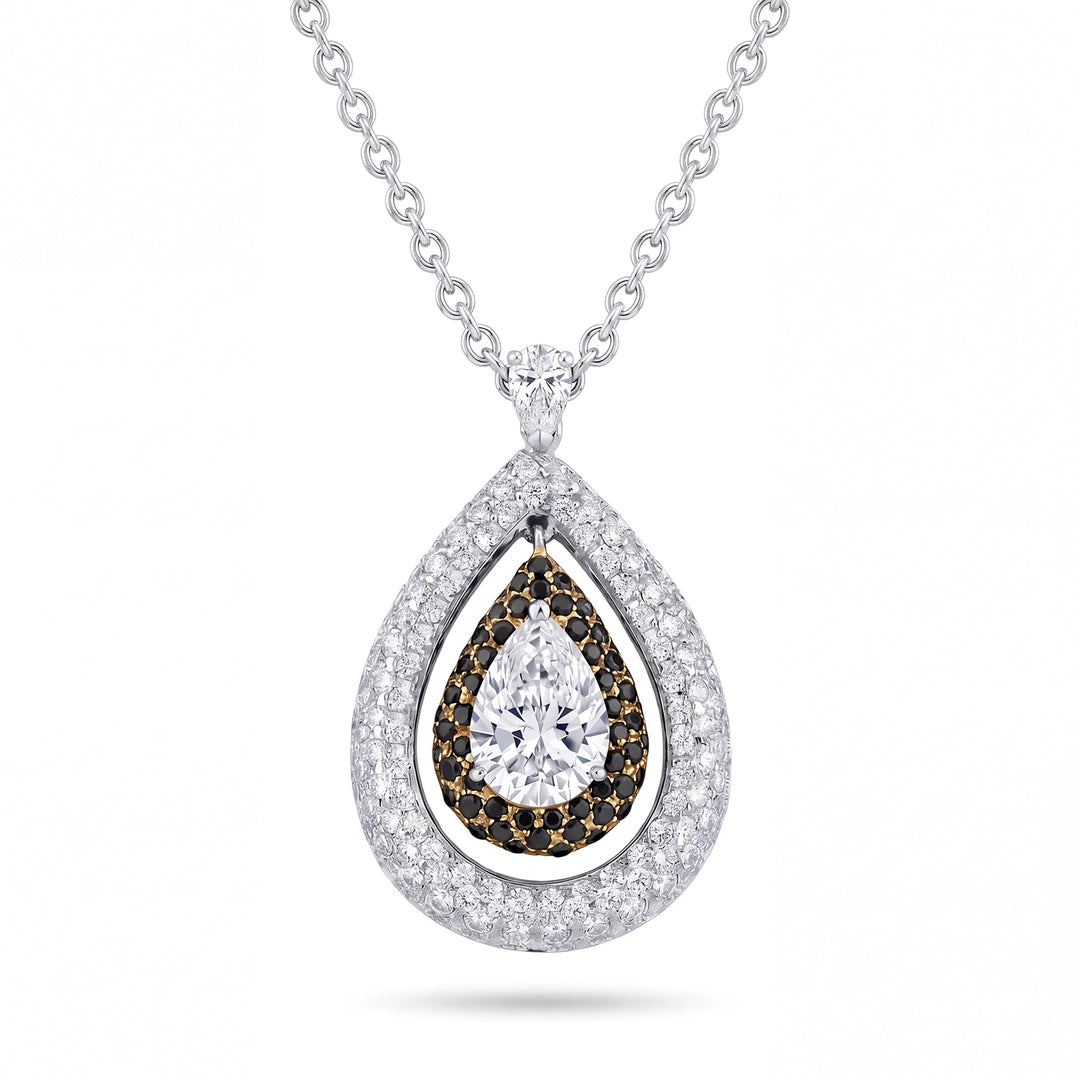 World Diamond Group pave drops choker 1.52-g-si2-hrd matr 58aa GPLG1.52BR-12032110048