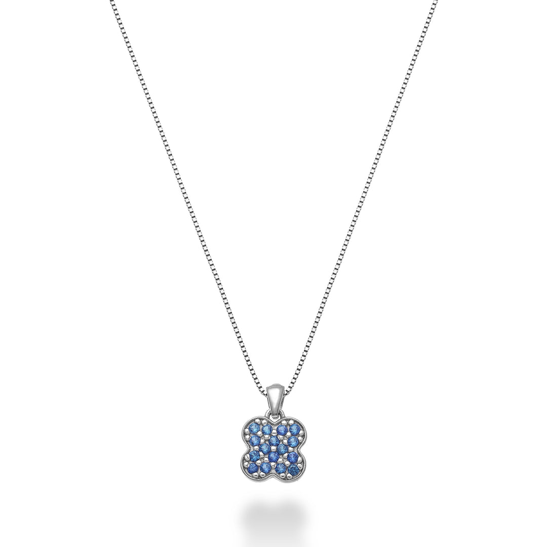 Mikiko cl 18k four-leaf clover sapphires 0.12 ct MD5163O4ZFR