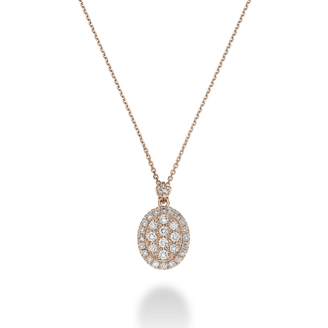 Golay multistone choker oval shape rose gold GMPC002DIR-23095110036