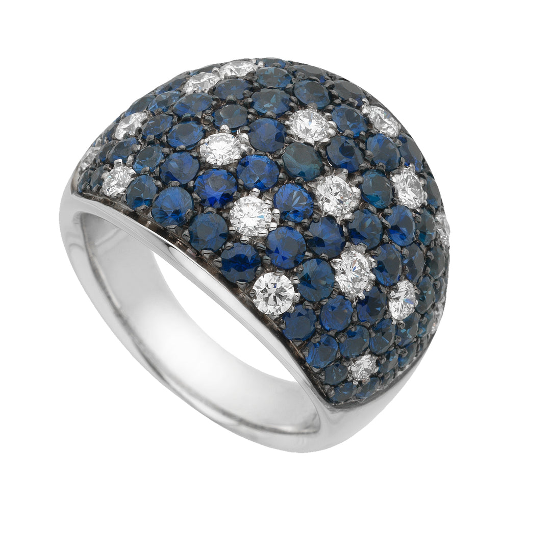 Golay rounded ring pave&