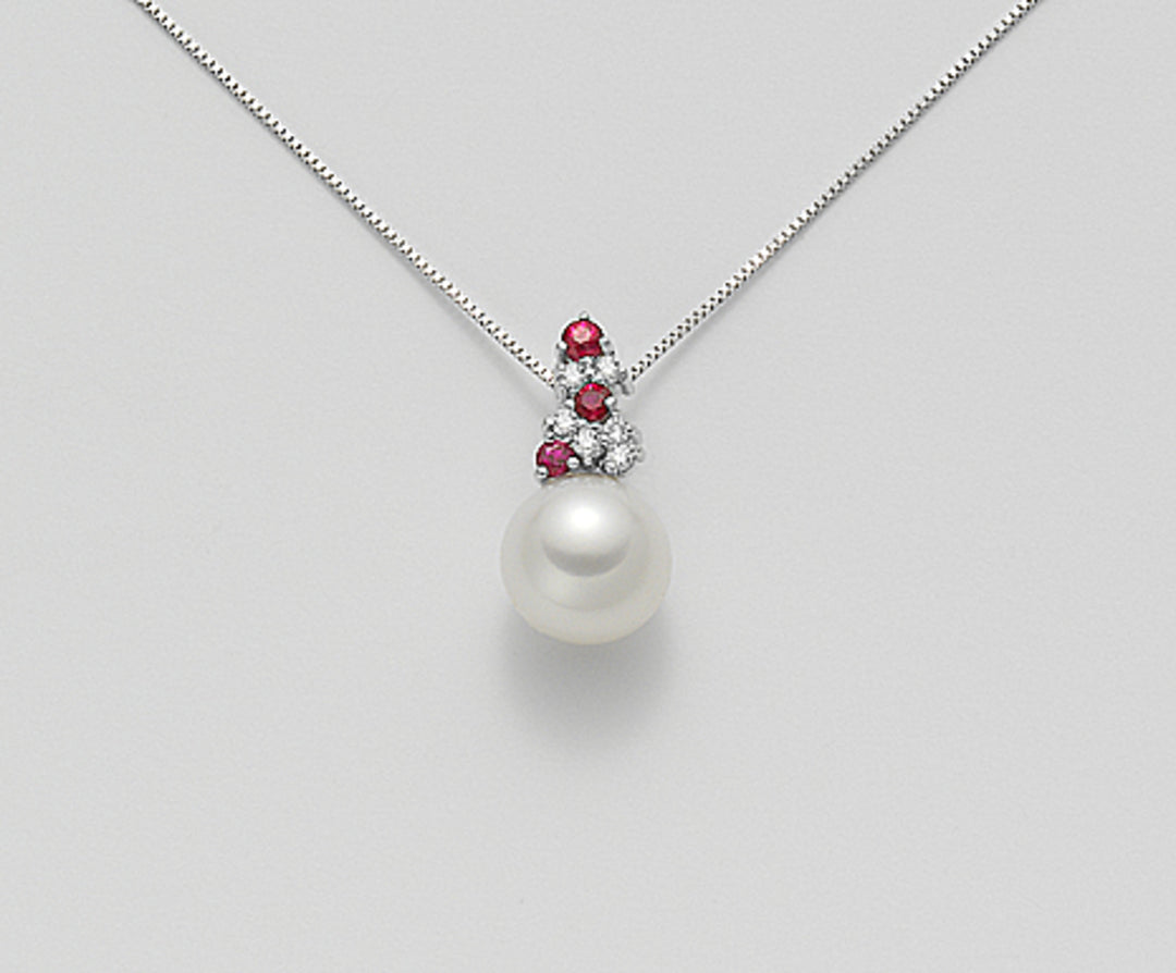 Nihama cl 18k fw 8.5/9 ct.0.06 rubies ct.0.14 ND0836O4FABI085