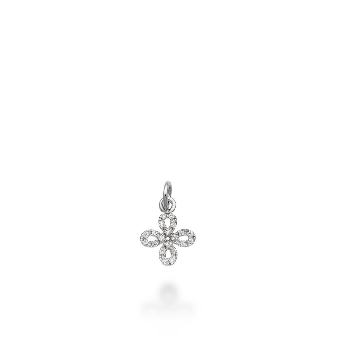 World Diamond Group cross pendant 18k ct.0.11 g vs white gold GPEN411DIO4