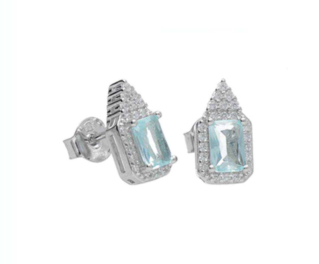 Mikiko or ag925 gem swarovski white and blue MO7597A4AZZURRO