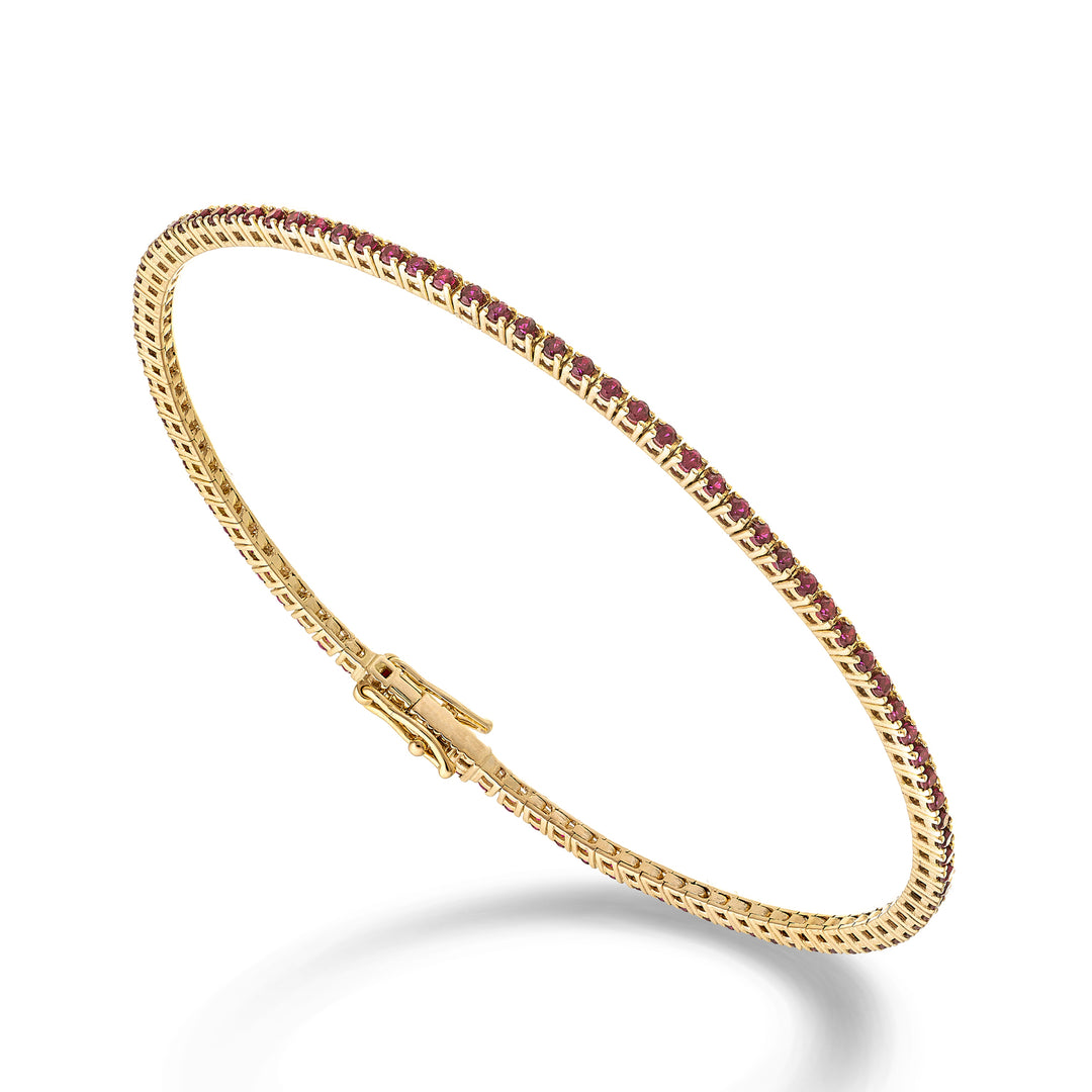 Golay br tennis 18k rubies ct.1,20 cm.17,2 rose gold - 94 settings GBTF0011RBRO3