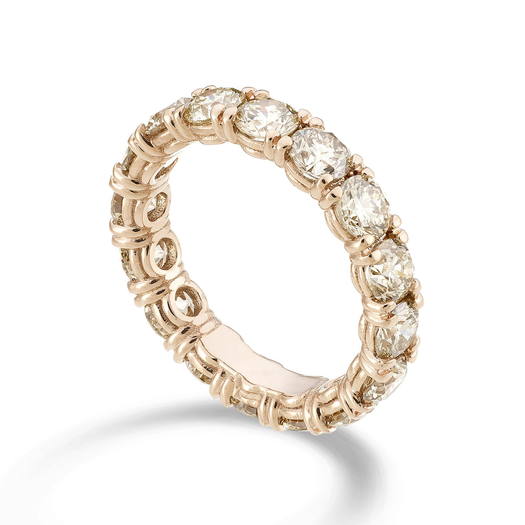 Golay linear brown diamond finger ring size 14 AET090BW24-14-23076110147