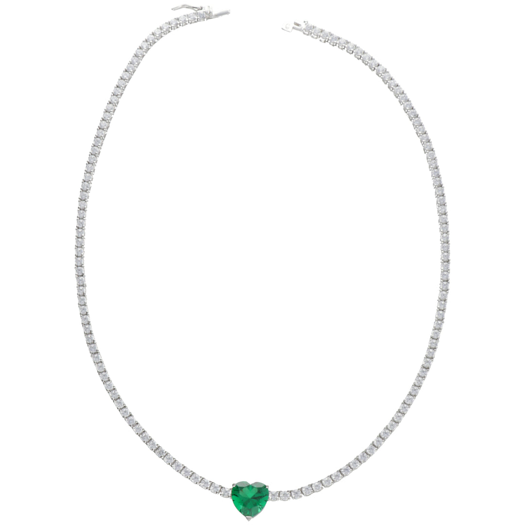Mikiko cl ag925 gem swarovski white and green MD7585A4VERDE00