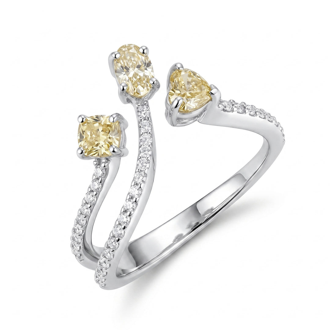 Golay fancy diamond ring shape diamonds on the shank AMP861DFYB-26103110162