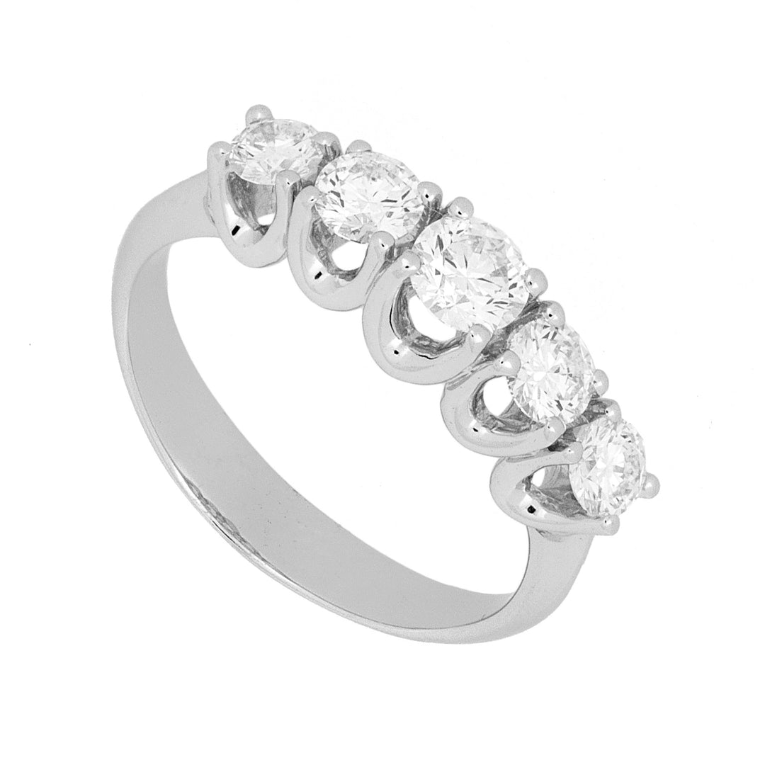 World Diamond Group scalar riviera ring 5 stones 1.00 ct ANE3006-100-20007110021