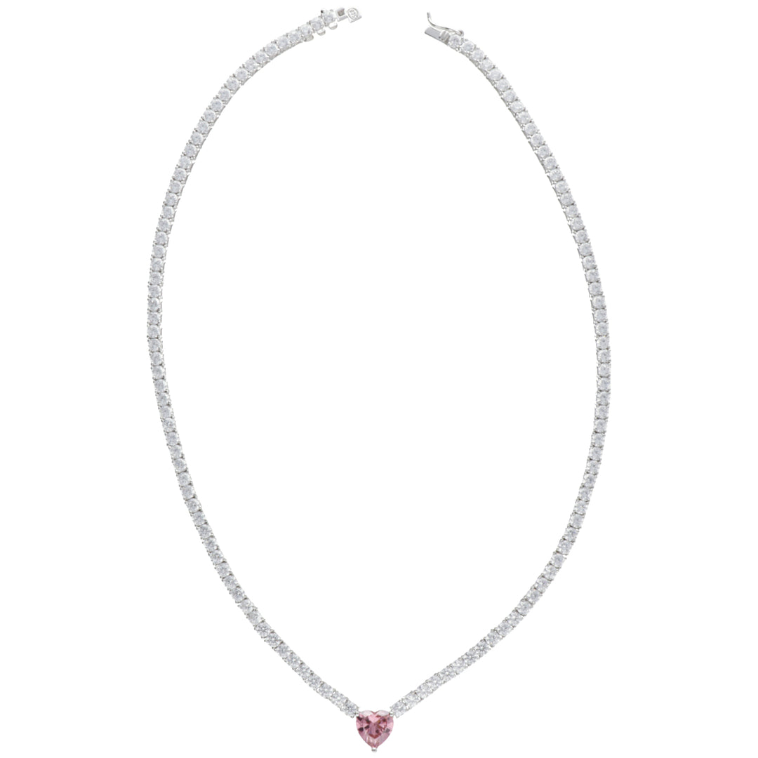 Mikiko cl ag925 gem swarovski white and pink MD7585A4ROSA000