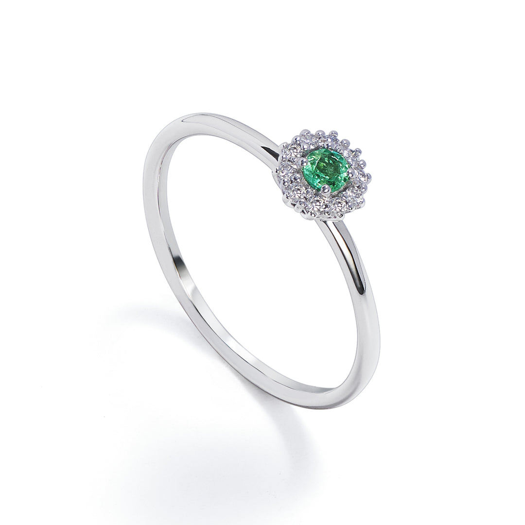 Nihama an 18k emerald n. 0.10 ct diam. 0.07 ct size 2 NA5140O4SMN010