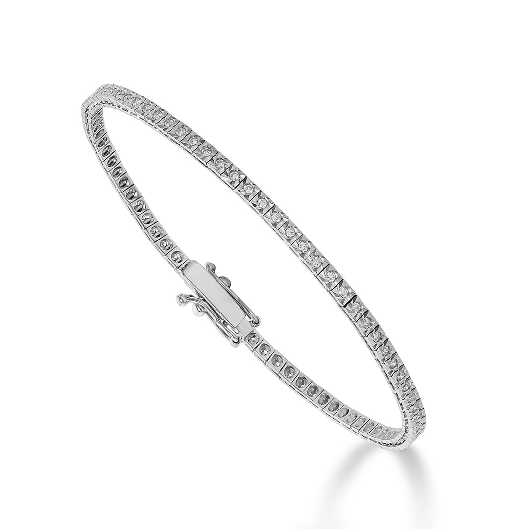 World Diamond Group new star bezel tennis bracelet ct. 0.55 BTQ040050WDI1-22245110041