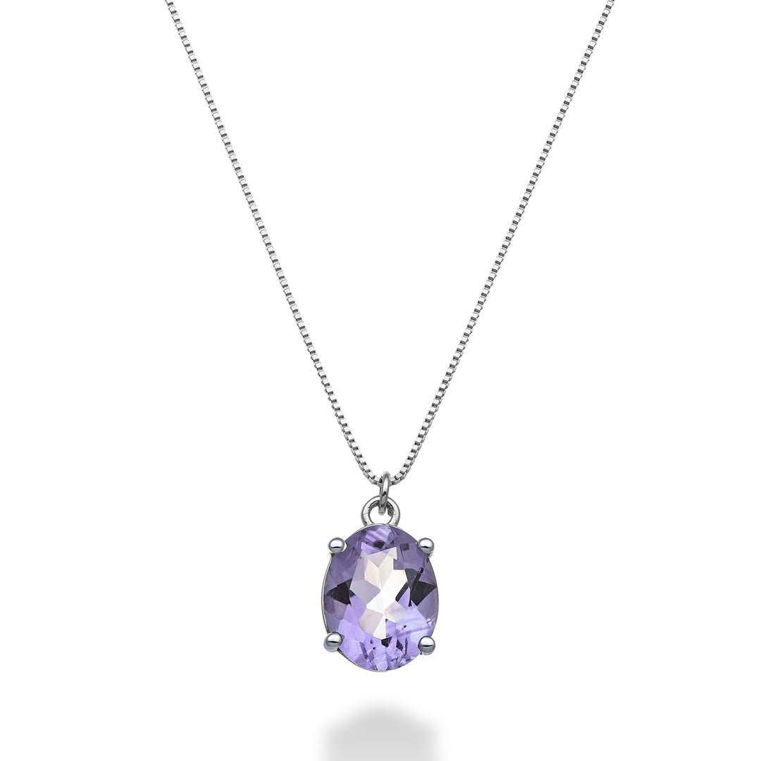 Mikiko cl 18k oval amethyst 9x7 ct.1,66 MD5143O4AMET