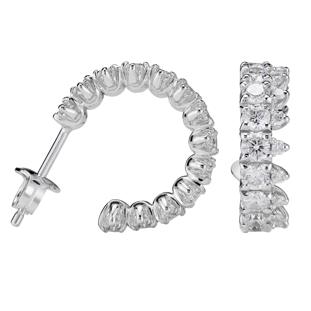 Golay diamond crown earrings ct. 2.50 ODG016DI-21348110073