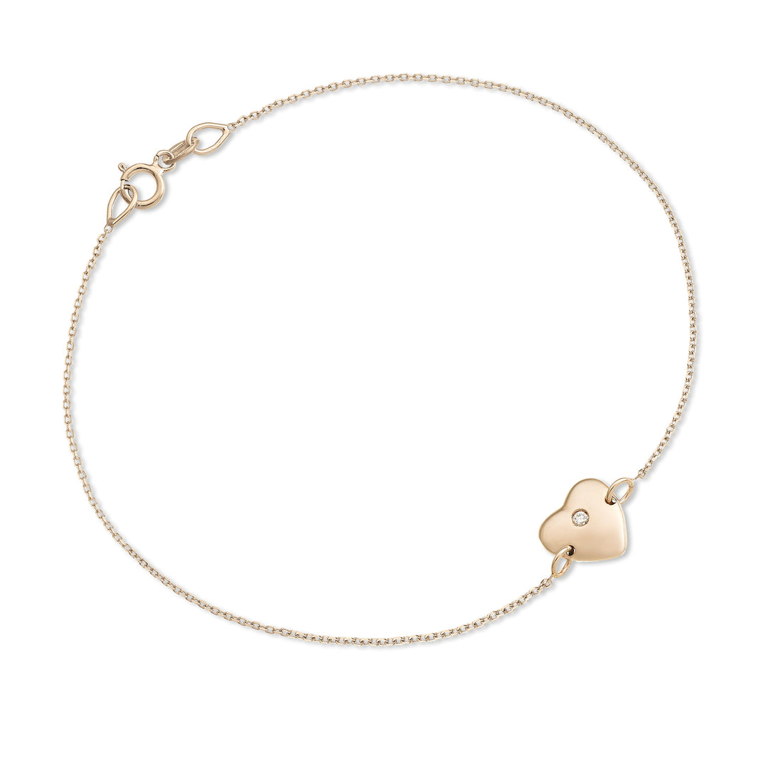 Mikiko br 18k heart 0.01 ct rose gold MB5039O3BR001