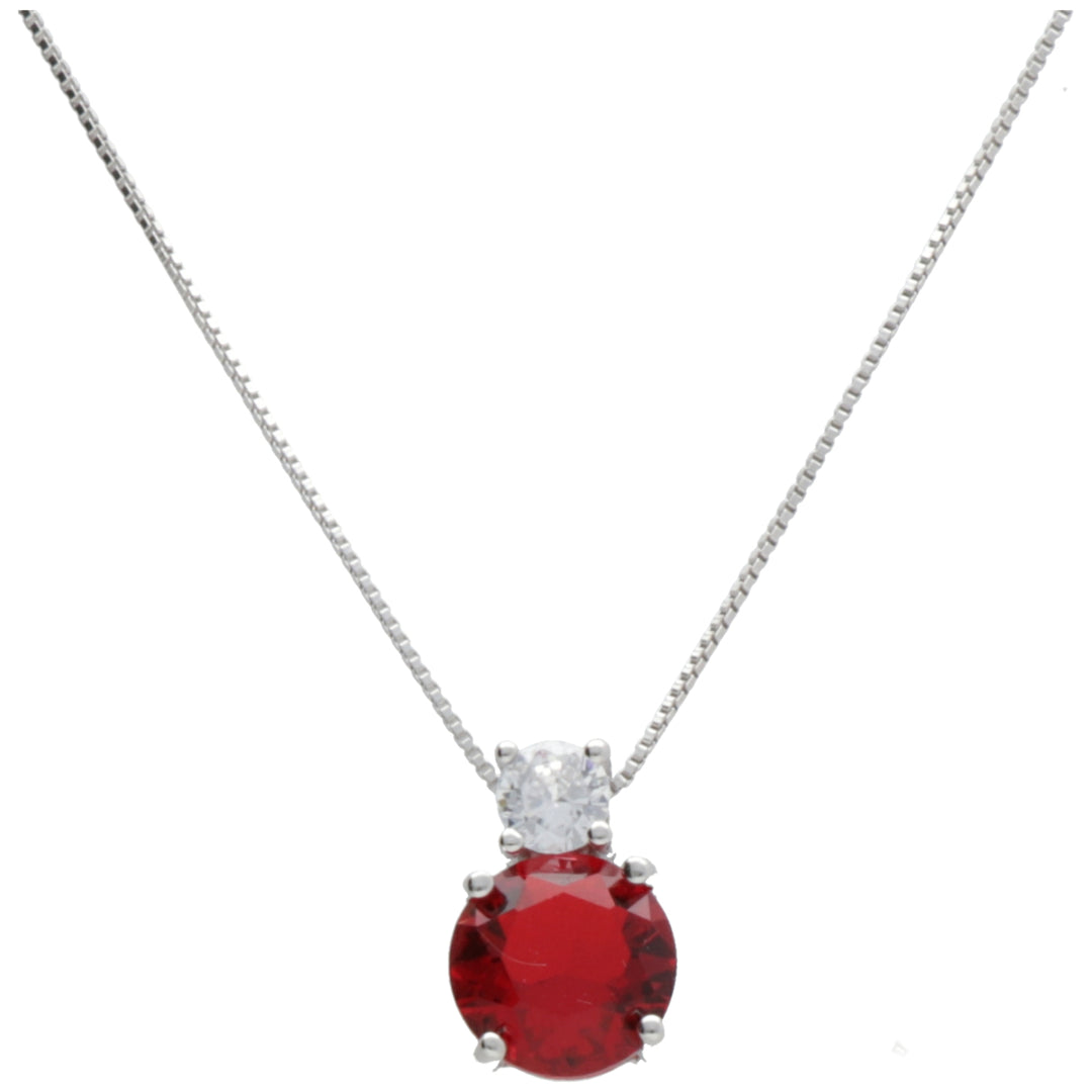 Mikiko cl ag925 gem swarovski white and red MD7571A4RED00