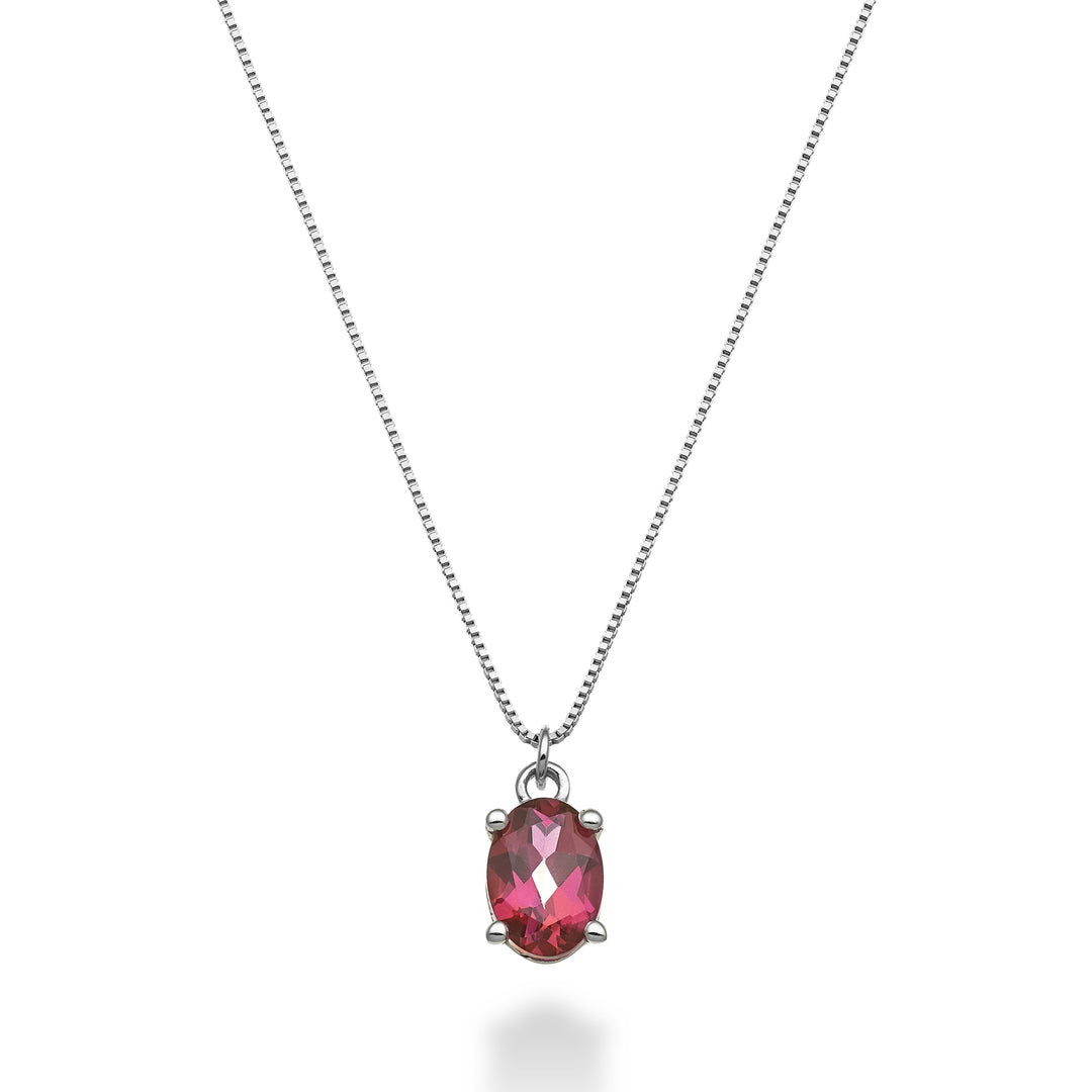Mikiko cl 18k oval pink topaz 7x5 ct.0,80 MD5141O4TPPK