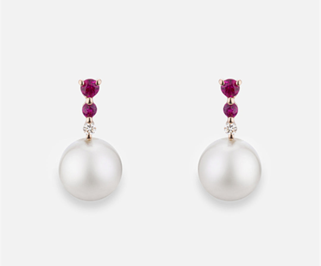 Mikiko or 18k fw 7/7.5 dia ct.0.03 rubies ct.0.15 MO1505O3FABI070