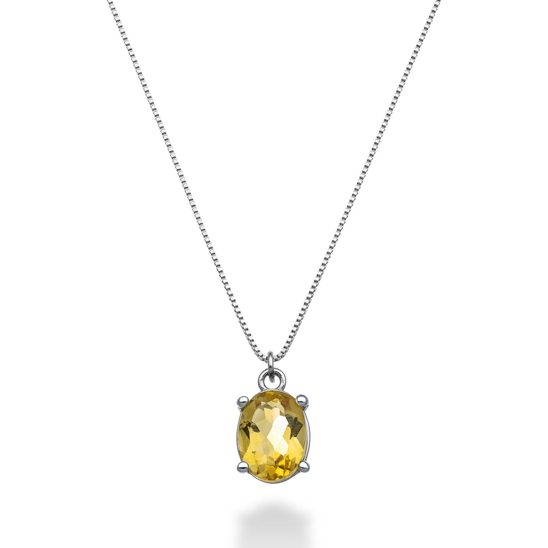 Mikiko cl 18k oval citrine 8x6 ct.1,10 MD5142O4CITR