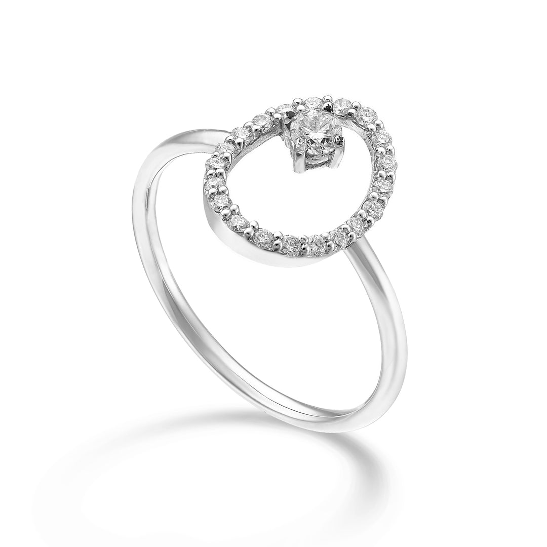 World Diamond Group an 18k "oval" ct.0.23 GA5183O4BR023